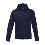 Veste de sport en polyester pour homme 245 g/m2 Elevate Life couleur bleu marine deuxième vue frontale