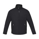 Veste pour homme en nylon 320T et polyester 60 g/m2 Elevate Life couleur noir deuxième vue frontale
