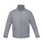 Veste pour homme en nylon 320T et polyester 60 g/m2 Elevate Life couleur gris deuxième vue frontale