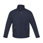 Veste pour homme en nylon 320T et polyester 60 g/m2 Elevate Life couleur bleu marine deuxième vue frontale