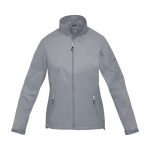 Veste pour femme en nylon 320T et polyester 60 g/m2 Elevate Life couleur gris deuxième vue frontale