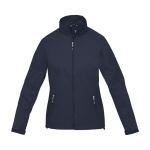 Veste pour femme en nylon 320T et polyester 60 g/m2 Elevate Life couleur bleu marine deuxième vue frontale