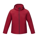 Veste publicitaire en polyester pour homme 250 g/m2 Elevate Essentials couleur rouge deuxième vue frontale