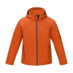 Veste publicitaire en polyester pour homme 250 g/m2 Elevate Essentials couleur orange deuxième vue frontale