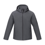 Veste publicitaire en polyester pour homme 250 g/m2 Elevate Essentials couleur gris foncé deuxième vue frontale