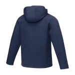 Veste publicitaire en polyester pour homme 250 g/m2 Elevate Essentials couleur bleu marine troisième vue arrière