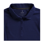 Polo en coton pour femme à manches longues 200 g/m2 Elevate Life couleur bleu ultramarine