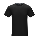 T-shirt en coton bio certifié GOTS pour homme 160 g/m2 Elevate NXT couleur noir deuxième vue frontale