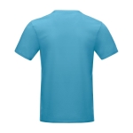T-shirt en coton bio certifié GOTS pour homme 160 g/m2 Elevate NXT couleur bleu deuxième vue arrière
