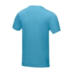 T-shirt en coton bio certifié GOTS pour homme 160 g/m2 Elevate NXT couleur bleu troisième vue arrière