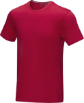 T-shirt en coton biologique pour homme 160 g/m² Elevate NXT couleur rouge deuxième vue frontale