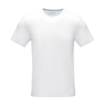T-shirt en coton bio certifié GOTS pour homme 160 g/m2 Elevate NXT couleur blanc deuxième vue frontale