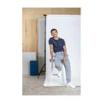 T-shirt en coton biologique pour homme 160 g/m² Elevate NXT couleur gris foncé image nature morte