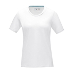 T-shirt en coton bio certifié GOTS pour femme 160 g/m2 Elevate NXT couleur blanc deuxième vue frontale