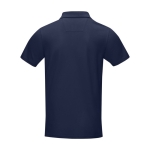Polo publicitaire coton bio certifié GOTS homme 180 g/m2 Elevate NXT couleur bleu marine deuxième vue arrière