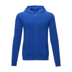 Sweat à capuche en coton pour homme 240 g/m2 Elevate Essentials couleur bleu deuxième vue frontale