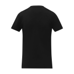 T-shirts avec logo à col en V femme en coton 160 g/m2 Elevate Life couleur noir deuxième vue arrière