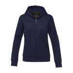 Veste de sport personnalise en polyester femme 245 g/m2 Elevate Life couleur bleu marine deuxième vue frontale