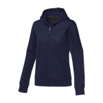 Veste de sport personnalise en polyester femme 245 g/m2 Elevate Life couleur bleu marine