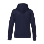 Veste de sport personnalise en polyester femme 245 g/m2 Elevate Life couleur bleu marine deuxième vue arrière