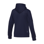 Veste de sport personnalise en polyester femme 245 g/m2 Elevate Life couleur bleu marine troisième vue arrière