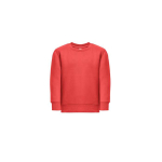 Sweat-shirt en coton et polyester recyclé 300 g/m2 THC DELTA KIDS couleur rouge première vue