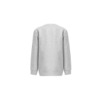 Sweat-shirt en coton et polyester recyclé 300 g/m2 THC DELTA KIDS couleur gris chiné deuxième vue