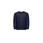 Sweat-shirt en coton et polyester recyclé 300 g/m2 THC DELTA KIDS couleur bleu marine première vue