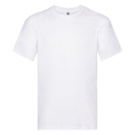 T-shirt promotionnel blanc en 100% coton 140 g/m2 Fruit Of The Loom couleur blanc première vue