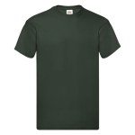 T-shirt en coton, variété de couleurs 145 g/m2 Fruit Of The Loom couleur vert foncé première vue