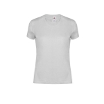 T-shirt ajusté en coton pour femme 150 g/m2 Fruit Of The Loom couleur gris première vue