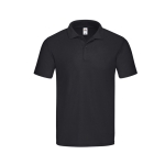 Polo en coton pour adultes colorés 185 g/m2 Fruit Of The Loom couleur noir première vue