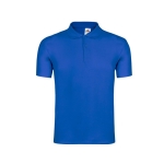 Polo en coton pour adultes colorés 185 g/m2 Fruit Of The Loom couleur bleu première vue