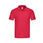 Polo en coton pour adultes colorés 185 g/m2 Fruit Of The Loom couleur rouge première vue