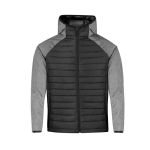 Veste unisexe respirante en softshell et polyester MKT Kimpal couleur noir première vue