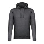 Sweat-shirt unisexe en polyester et coton 175 g/m2 MKT Landon couleur noir première vue