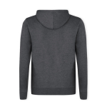 Sweat-shirt unisexe en polyester et coton 175 g/m2 MKT Landon couleur noir troisième vue