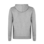 Sweat-shirt unisexe en polyester et coton 175 g/m2 MKT Landon couleur gris troisième vue