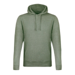 Sweat-shirt unisexe en polyester et coton 175 g/m2 MKT Landon couleur vert première vue