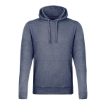 Sweat-shirt unisexe en polyester et coton 175 g/m2 MKT Landon couleur bleu marine première vue