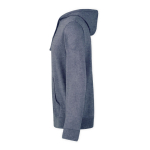 Sweat-shirt unisexe en polyester et coton 175 g/m2 MKT Landon couleur bleu marine deuxième vue