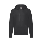 Sweat-shirt en coton et polyester enfants 240 g/m2 Fruit Of The Loom couleur noir première vue