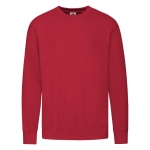 Sweat-shirt léger en coton et polyester 240 g/m2 Fruit Of The Loom couleur rouge première vue