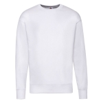 Sweat-shirt léger en coton et polyester 240 g/m2 Fruit Of The Loom couleur blanc première vue