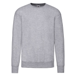 Sweat-shirt léger en coton et polyester 240 g/m2 Fruit Of The Loom couleur gris première vue