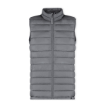 Gilet en polyester RPET résistant à l'eau et au vent MKT Rostol couleur gris première vue