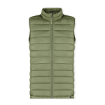 Gilet en polyester RPET résistant à l'eau et au vent MKT Rostol couleur vert militaire première vue