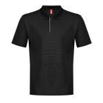 Polo technique homme en polyester recyclé 180 g/m2 THC DYNAMIC couleur noir