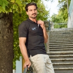 Polo technique homme en polyester recyclé 180 g/m2 THC DYNAMIC diverses couleurs