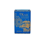 Savon végétal avec symboles portugais à l'huile d'olive de 75g couleur bleu roi